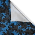 thumbnail image 3 of Ambesonne Camouflage Kitchen Curtains, Dark Tones Hiding, 55"x39", Army Green Black and Blue, 3 of 3