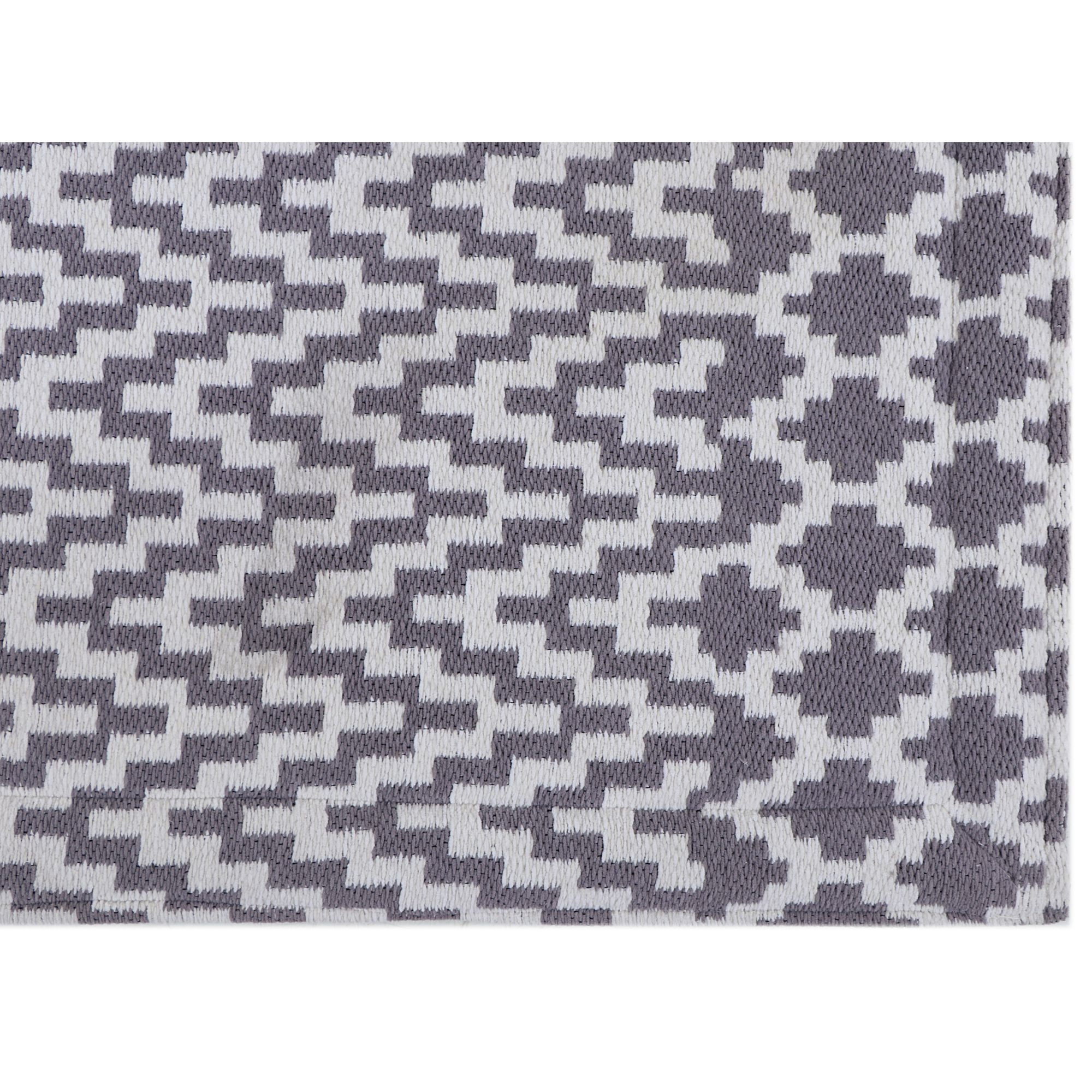 Rugsmith Gray Machine Woven Lobo Anti-Fatigue Kitchen Mat, 20" x 36"