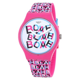 Swatch Unisex SVCK4045AG Chronograph Date Plastic White Dial Watch
