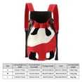 thumbnail image 3 of MKHSQHDG Today's Deals Lightweight Backpack Suitable for Small and Cats Easy to Adjust Shoulder Strap Basic Leg Exposure Design Durable Suitable for Daily Use, 3 of 5