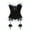 Black, variant on Grebrafan Corset Women Nightmare Before Christmas Cosplay Red 2XL