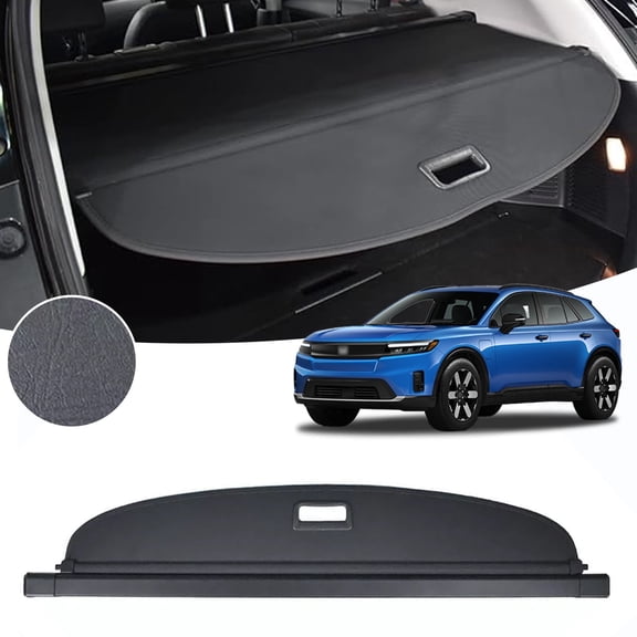 WheelX Retractable Cargo Cover Fits for Honda Prologue 2024-2025, Leather, Expandable, Privacy Shade, Trunk Cover Security Shield Shade