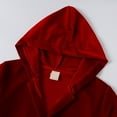 thumbnail image 4 of TIWEKE Pyjamas Rouges pour Fille Ensemble, Filles Garçons Manches Longues Nouvelle Robe de Bain de Noël en Velours Robe de Nuit Vêtements de Loisirs pour Enfants Vêtements pour Bébés, Tailles 2-3 Ans, 4 of 8