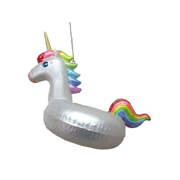 December Diamonds 79-81167 Unicorn Pool Float Hanging Ornament 6 Inches