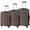 Brown, variant on InUSA Royal 3-Piece Hardside Luggage Sets with Spinner Wheels, Handle, and Trolley, (20"/24"/28"), Brown