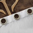 thumbnail image 4 of Castle Fairy Teens Girls Boys Personalized Initial Letter J Black Out Curtains,Abstract Retro Curtains Pack Of 2 (42X63 Each),Woodland Animal Deer Bedroom Curtains,Lightweight Room Decor, 4 of 6