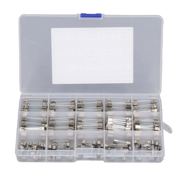 Kit surtido de Fusibles de vidrio Jadeshay 150 piezas Fusibles de aleación