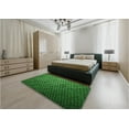 thumbnail image 4 of Ahgly Company Indoor Rectangle Patterned Deep Emerald Green Area Rugs, 8' x 10', 4 of 6