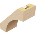 thumbnail image 5 of Ekena Millwork 3"W x 6"D x 6"H Westlake Rough Cedar Woodgrain TimberThane Knee Brace, Primed, 5 of 6