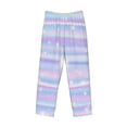 thumbnail image 4 of Balery Striped Gradient print Men's Pajama Pants,Ultra Lightweight Pjs,Lounge Pant-Large, 4 of 9