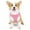 Pink, variant on MoNiBloom No Pull Dog Harness, Pet Vest Adjustable Mesh Breathable Harnesses for Dogs Walking, Sky Blue S