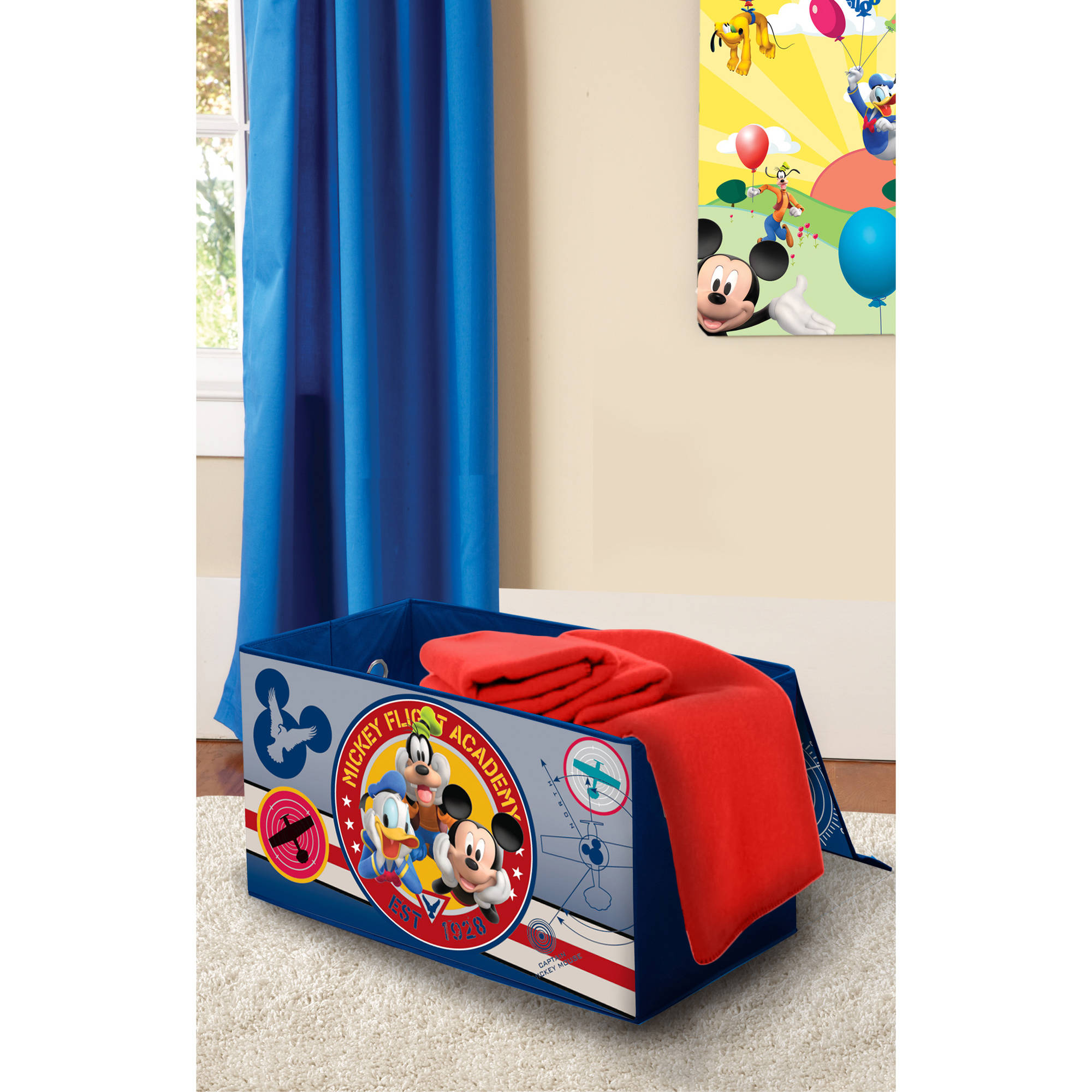 Disney Mickey Mouse Oversized Soft Collapsible Storage Toy Trunk - image 2 of 2