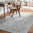 thumbnail image 2 of SAFAVIEH Micro-Loop Shanelle Floral Area Rug, Blue/Green, 5' x 5' Square, 2 of 8