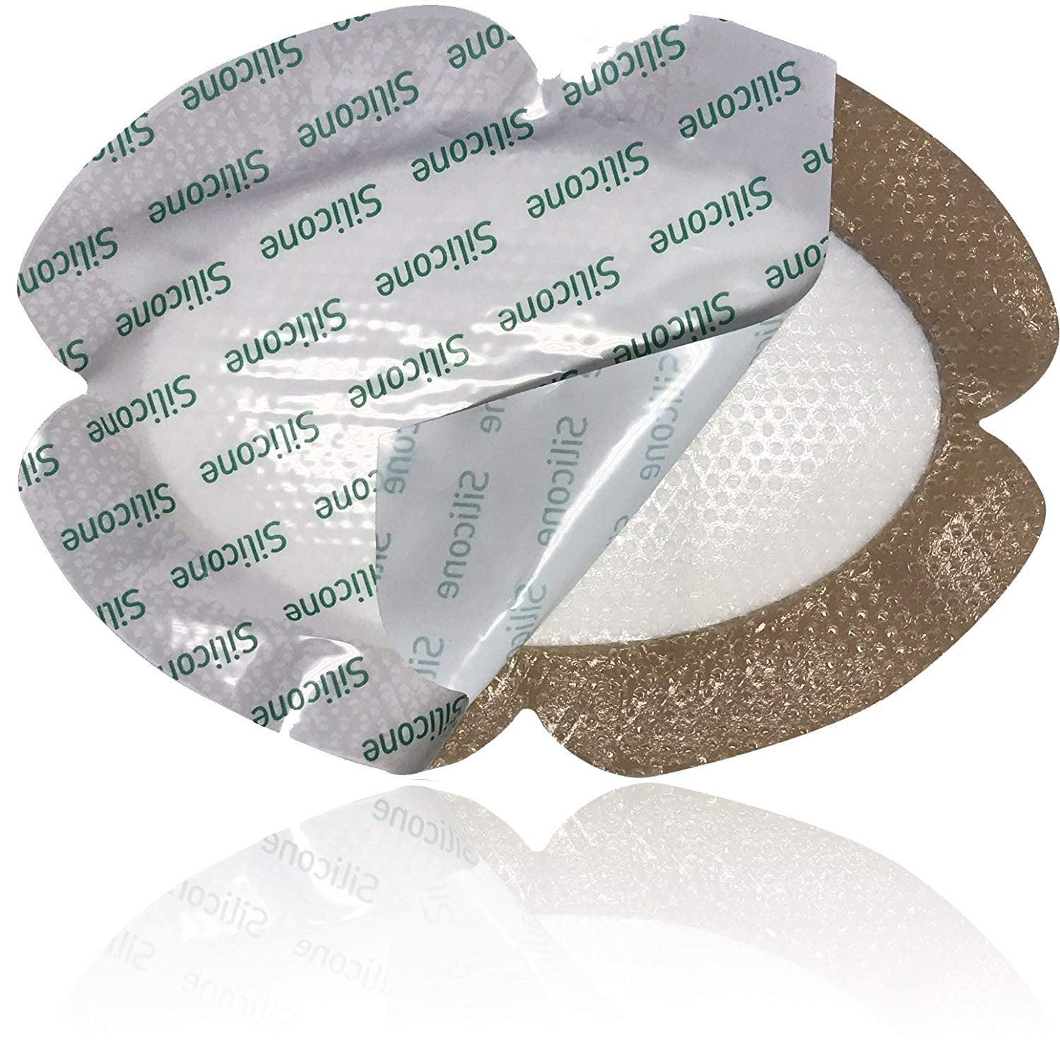 MedVance TM Silicone Bordered Silicone Adhesive Foam Dressing, Back