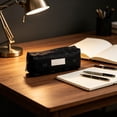 thumbnail image 5 of School_Supplies Under $1 dollars!Special Pencil Case Pouch, 1Pcs Pencil Pouch Pen case Large capacity pencil case with bowknot patterns Stationery bagpencil case office stationery storage bag, Black, 5 of 7