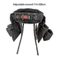 thumbnail image 3 of teapwant Aluminum Ra Tcheting Buc K Tool With Belt Elastic Adjustable Snap Closure Precision Pr Event Sagging Or Slipping Aluminum Tool Belt Kit Tool Belts, 3 of 7