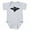 Heather Gray, variant on CafePress - PD Moreno's Halloween Bat - Cute Infant Bodysuit Baby Romper - Size Newborn - 24 Months