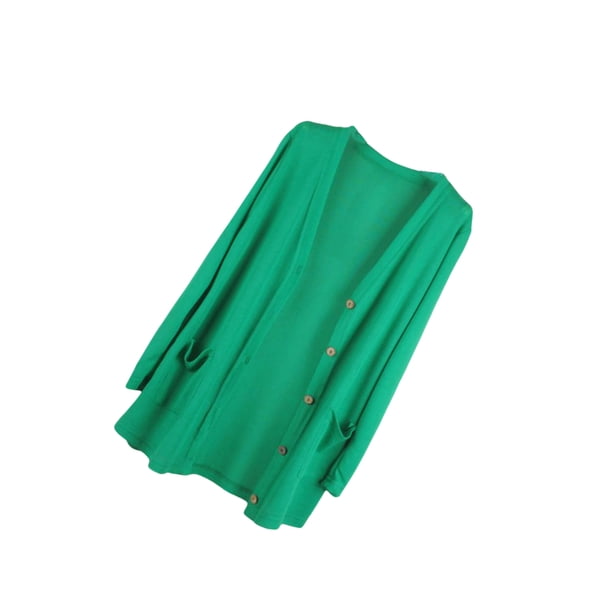 Qarigey Abrigo de moda chal de punto chaqueta de verano exquisito regalo dulce lavable ropa de mujer mano de obra fina cárdigan suelto Abrigos y chamarras Fruta Verde Qarigey AP013515-10