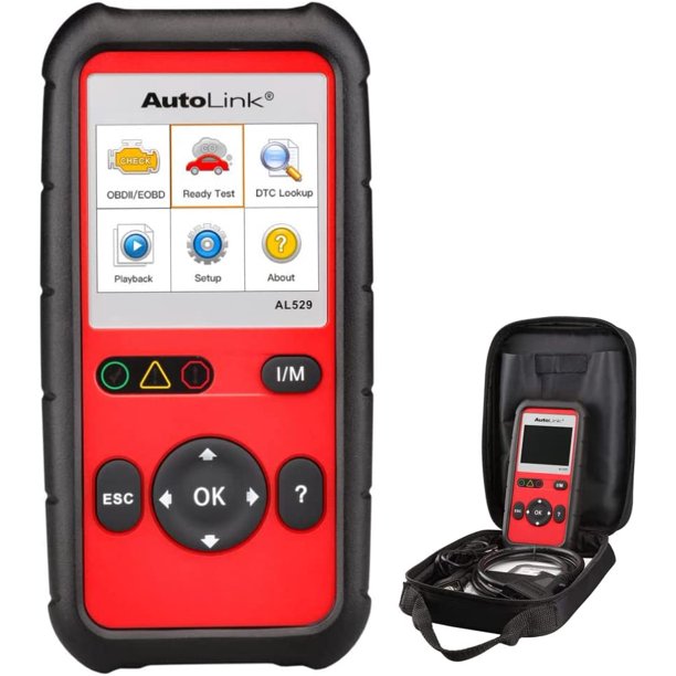 Autel AutoLink AL529 Vehicle OBD2 Code Scanner and Emission Tester Auto