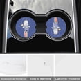thumbnail image 3 of Car Coasters for Cup Holder Absorbent, Car Ceramic Coasters with Finger Notch, Auto Accessories for Men Women Astronaut Unicorn 4 Pack Cup Coasters, 3 of 6