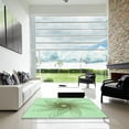 thumbnail image 7 of Ahgly Company Machine Washable Indoor Rectangle Transitional Mint Green Area Rugs, 2' x 5', 7 of 7