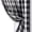 Black and White-40"W x 63"L (Pack of 2)-2, variant on Semi Sheer Window Drapes Grey and White 40"W x 63"L (Pack of 2) for Living Room Bedroom Kitchen