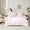 Hotpink White, variant on Castle Fairy Personalized Initial 7-Piece Twin Bedding Sets for Kids,Bowknot Stripes Bedding Comforter Set,Dreamy Princess Breathable Sheet Sets,Breathable Home Decor