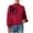 01 Red, variant on Weiqiqre Sweaters for Women Floral Mock Neck Long Sleeve Sweaters Dressy Casual Cute Pullover Knit Sweater Tops