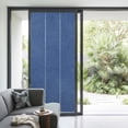 Navy Blue Window Privacy Film Natural Solid Color Organic Mottling ...