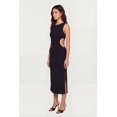 thumbnail image 2 of Women's Side Slit Drawstring Side Midi Dress, 2 of 3