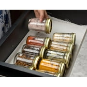 Mainstays 8 oz Mason Jars, Regular Mouth Half Pint Canning Jars with Lids and Rings, 12-Pack Small Glass Jars for Home Canning and Preserving