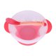 thumbnail image 2 of Juego de cubiertos para bebé de 3 uds., resistente a caídas, ventosa, tazón, cuchara, Kit (rosa Likrtyny Para estrenar, 2 of 7