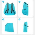 thumbnail image 4 of Men's and Women's Outdoor Sports Waterproof Foldable Backpack Large Capacity Portable Camping and Hiking Day Bag (Blue), 4 of 7