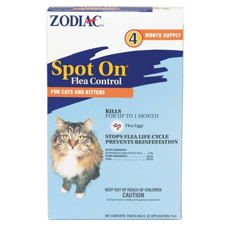 UPC: 0041535775506 | Zodiac Spot on Flea Controller for Cats & Kittens