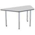thumbnail image 6 of ECR4Kids 30in x 60in Trapezoid Contour Thermo-Fused Adjustable Activity Table Grey/Grey/Silver - Super Leg, 6 of 8
