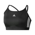 thumbnail image 2 of adidas Womens Light Support 3 Stripe Sports Bra Size 3X Color Black/White, 2 of 3