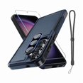 thumbnail image 1 of Chenchen for Samsung Galaxy S26+ Plus Case with Screen Protector+Camera Lens Cover,Military Grade Heavy Duty Shockproof Phone Cover with Wrist Lanyard Strap for Samsung S26Plus,Navy Blue, 1 of 1