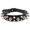05-Black, variant on Punk Rivets Choker Gothic Necklace PU Leather Collar Adjustable Size