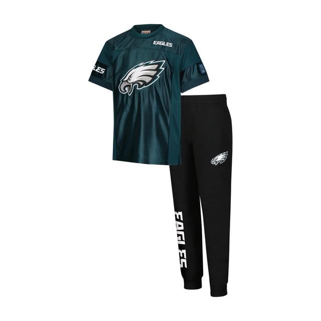Conjunto Juvenil Ultra Game NFL Philadelphia Eagles con Jersey y Jogger