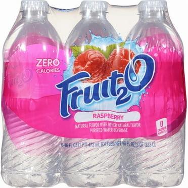 Fruit2O Variety Pack Flavored Water, Strawberry, Lemon, Grape ...