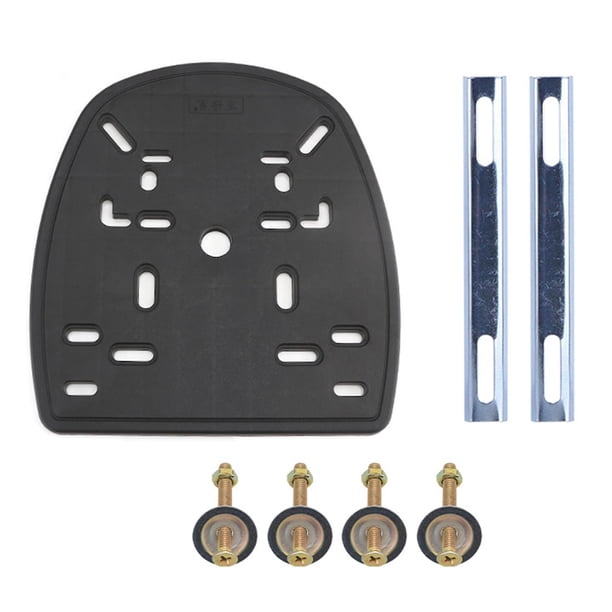 LS Caja trasera para maletero de patinete eléctrico, Base de liberación rápida, estampado, estante de placa inferior