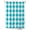 Turquoise, variant on Boanket Polyester Fabric Turquoise Checkered Shower Curtain, Farmhouse Buffalo Plaid Waterproof Bathtub Curtain Bathroom Decor Set with Hooks 36 x 72 Inches,