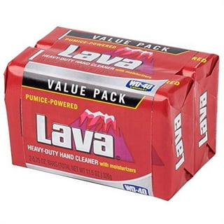 Lava Heavy-Duty Hand Cleaner Pumice soap with Moisturizers, 3-bars