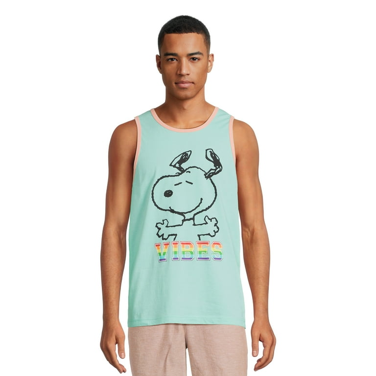Peanuts Men's Snoopy Tank Top and Graphic Tee, Sizes - Walmart.com