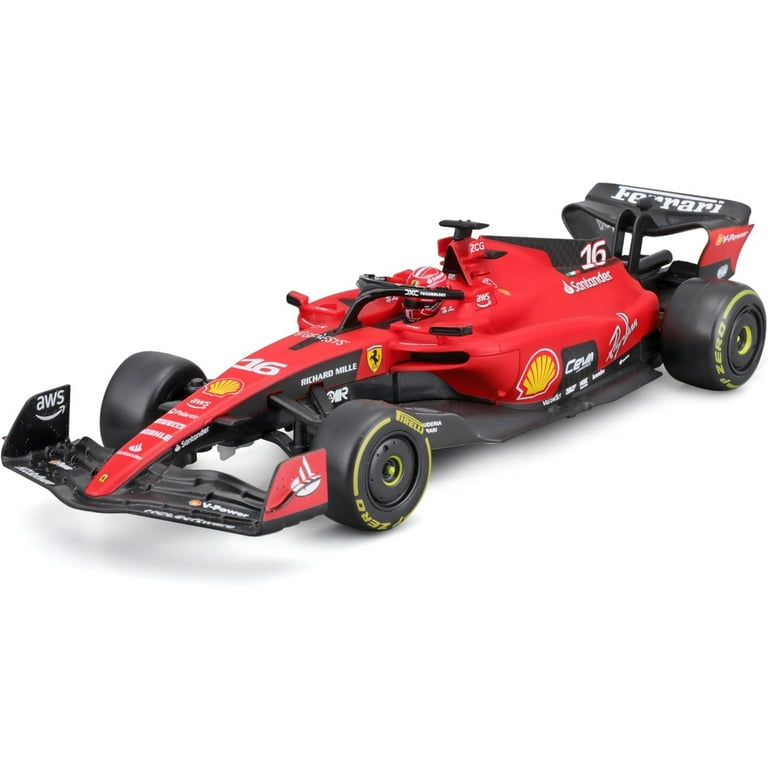 新品1/10ラジコン Ferrari SF-23 (Maisto社製) Ferrari SF-23 w/Driver, #16 Charles Leclerc - Maisto 82357