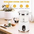 thumbnail image 4 of VUEYAA Milk Frother and Steamer,4-in-1 Milk Frother with LED Touch Screen,Milk Warmer 17oz for Lattes, Cappuccinos, and Macchiatos (Upgraded ), 4 of 7