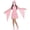 Adults, variant on Salmonnus Pink Glitter Ghost Halloween Costume for Women, Hooded Ghost Costume Dress with Mask, Spooky Horror Halloween Party Cosplay Outfit for Masquerade and Themed Events
