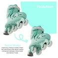 thumbnail image 4 of Yvolution Twista Kids Skates, Adjustable Modes, Kids Size 7J-11J, One Pair, Unisex, Green, 4 of 14