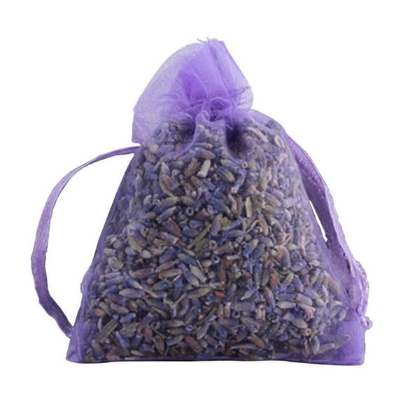Weixuan 20-Pack Natural Dried Lavender Sachets | Strong Aroma for Closet, Car & Bedroom | Moth-Repellent, Sleep Aid, Eco-Friendly Drawer Freshener