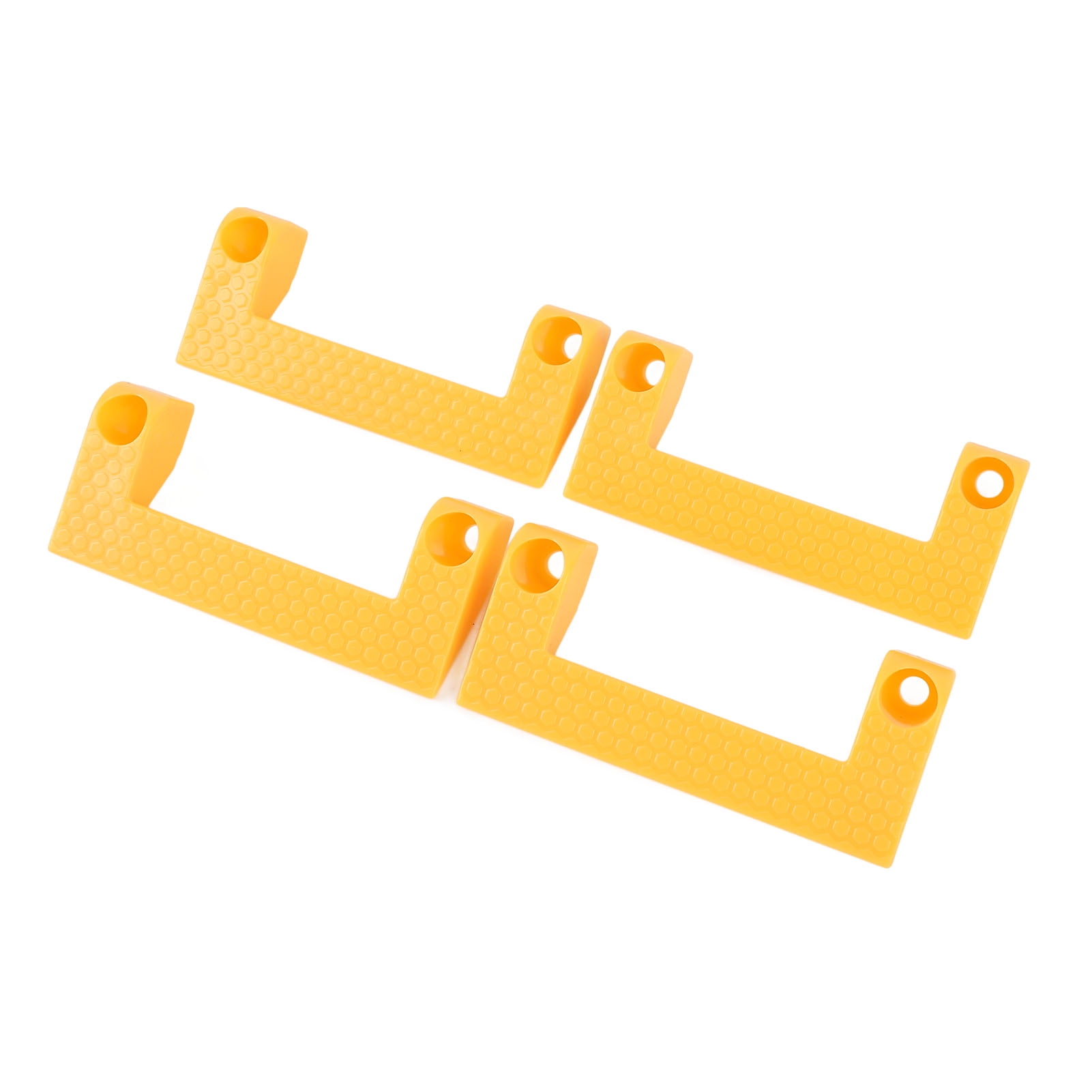 4Pcs Plastic Tape Measure Clip Holder Organizer for Ladder Workbench Electric Tool Storage Heavy Duty Hardware Rack for Garage Organizers